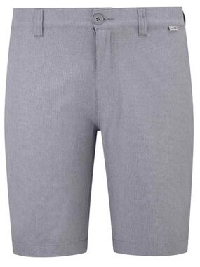 Travis Mathew Men's Beck Light Gray Flat Front Stretch Shorts